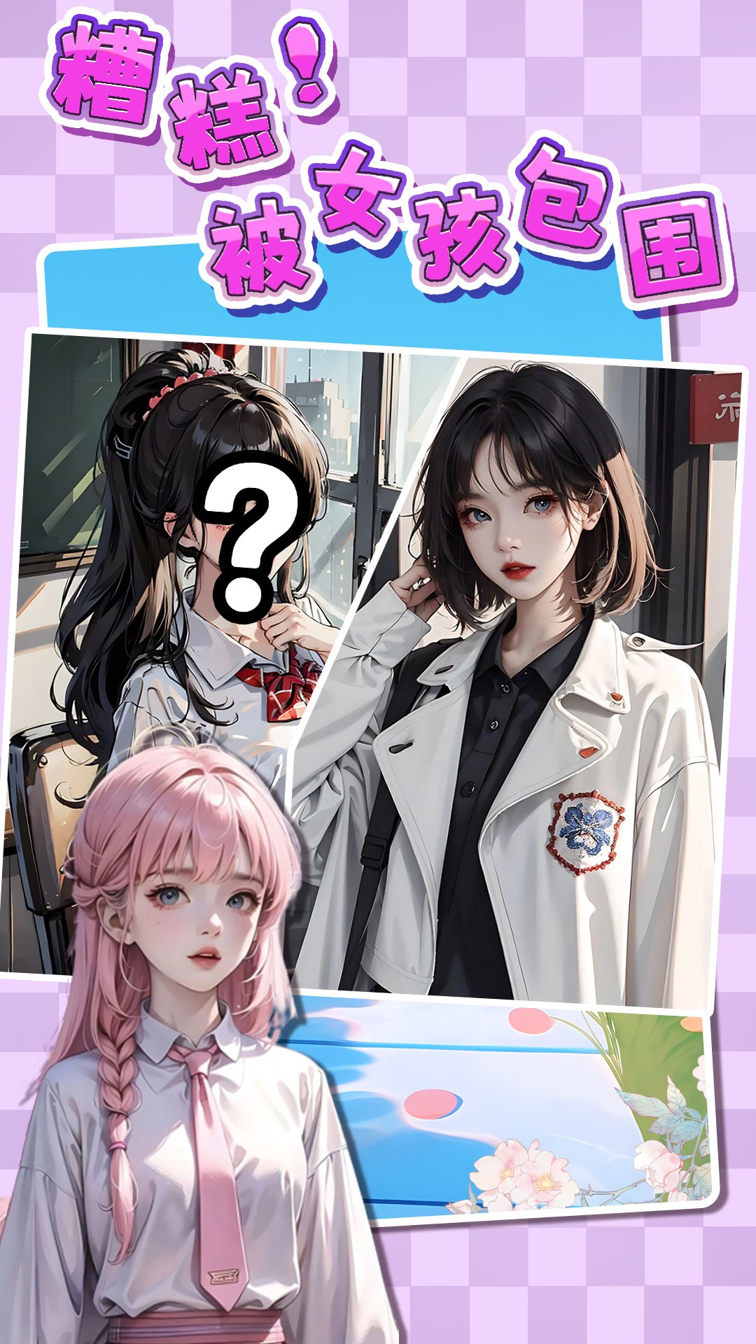 糟糕！被女孩包围了！ 无广告版手游app截图