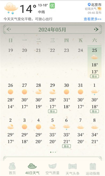 初雨天气 无广告版手机软件app截图