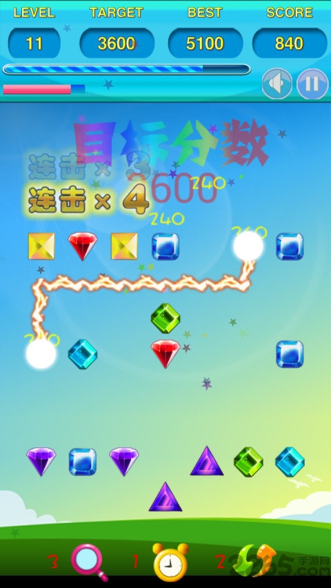 宝石连连看 安卓版手游app截图