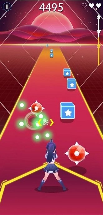 舞蹈跑酷射击手游app截图