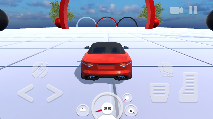 汽车特技模拟器 免广告版手游app截图