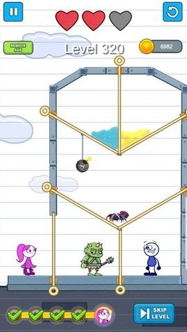 涂鸦拉针男孩手游app截图