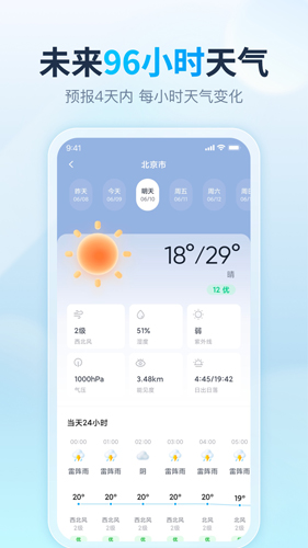 云云天气手机软件app截图