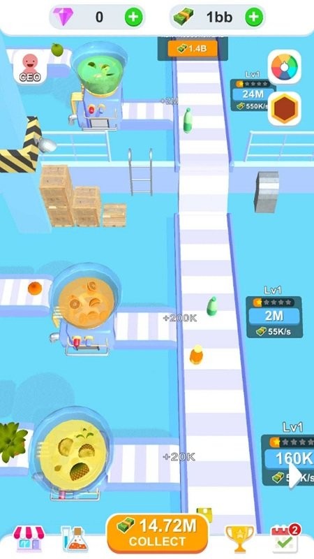 闲置果汁厂手游app截图