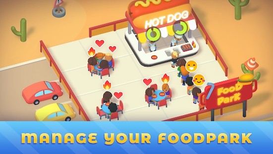 闲置美食公园大亨手游app截图