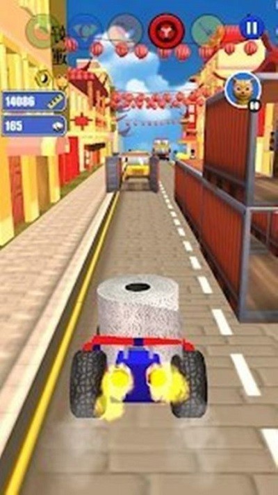 手纸猫跑酷 最新版手游app截图