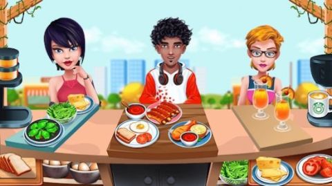 烹饪厨师美食狂热手游app截图
