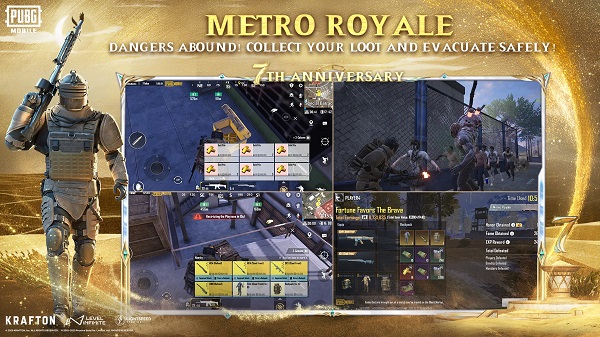 PUBG地铁逃生 3.8国际服手游app截图