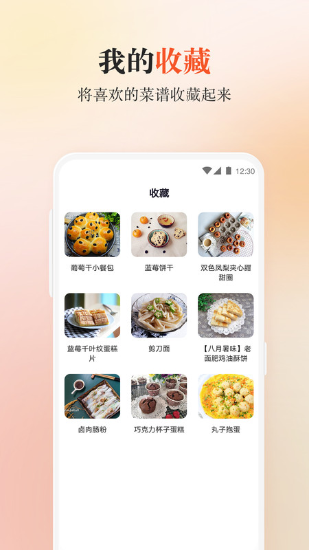 外婆菜谱 手机版手机软件app截图