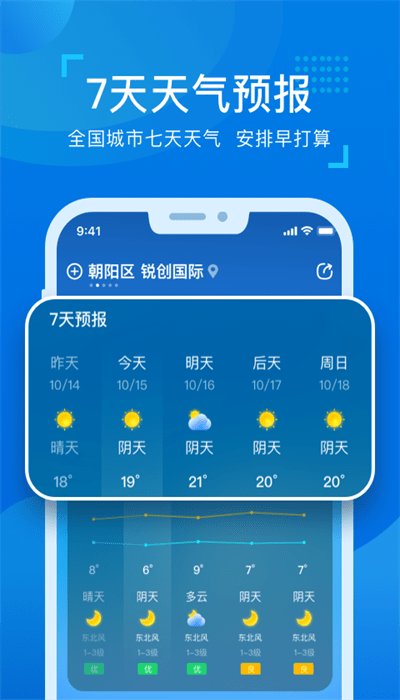 元气天气 新版手机软件app截图