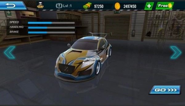 超级赛车3D 手机版手游app截图
