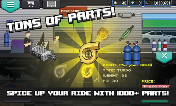 Pixel Car Racer 中文版手游app截图