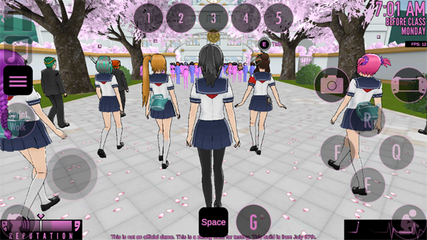 yandere simulator 官方正版手游app截图