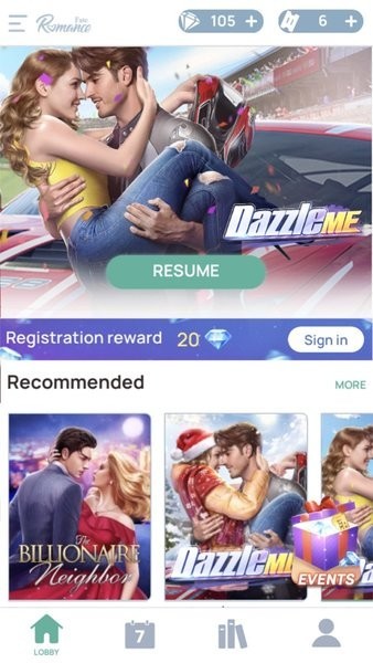 浪漫爱情故事手游app截图