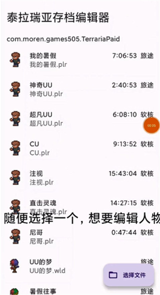 泰拉瑞亚存档编辑器 手机安卓版手机软件app截图