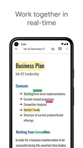 Google文档手机软件app截图