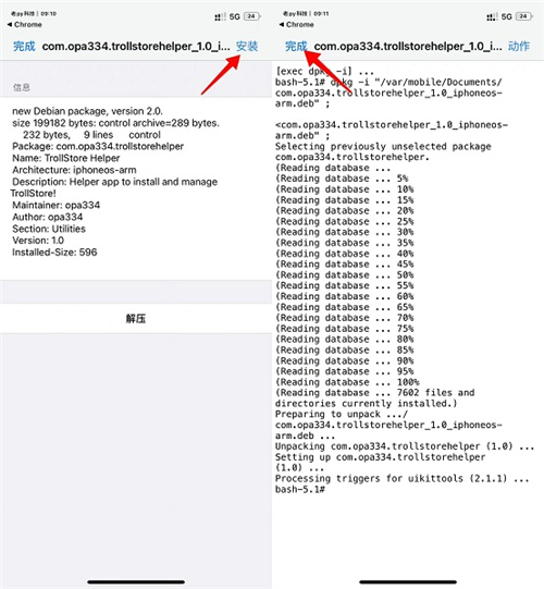 trollstore 插件资源手机软件app截图