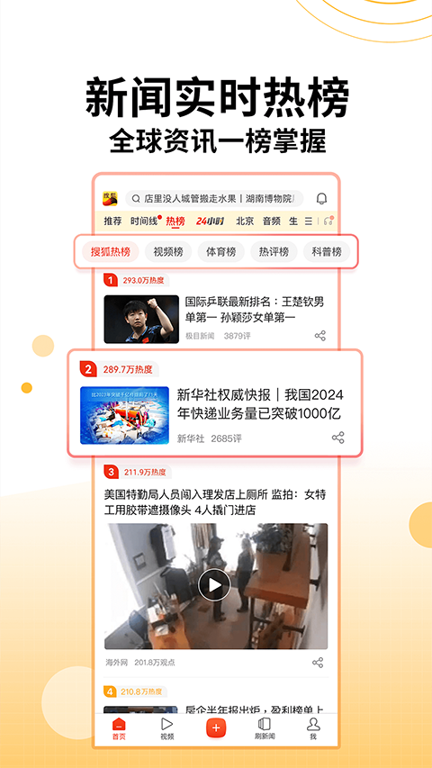 搜狐新闻 手机安卓版手机软件app截图
