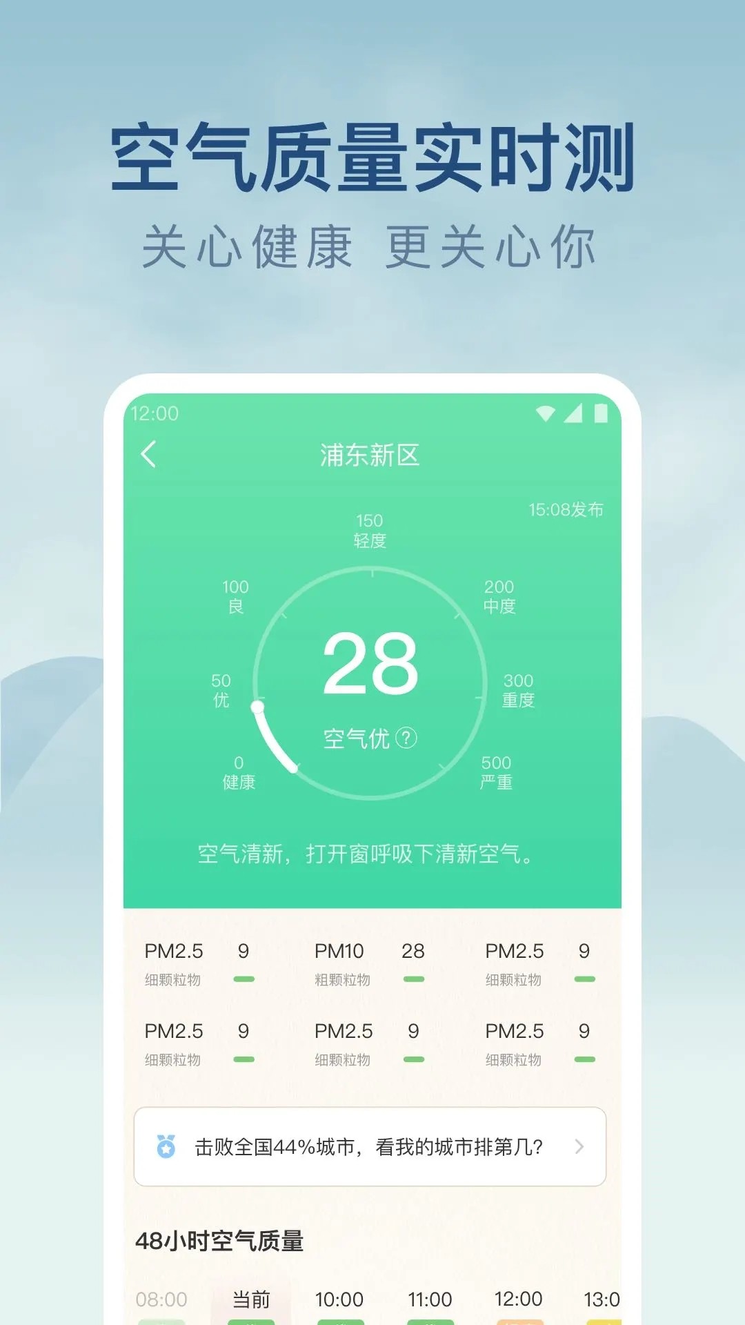雨日天气 手机版手机软件app截图