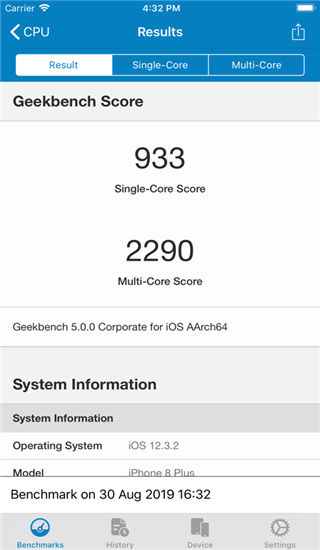 Geekbench5 测试工具手机软件app截图