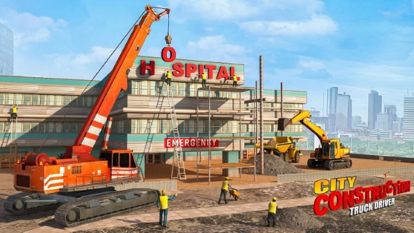 城市建设卡车司机手游app截图