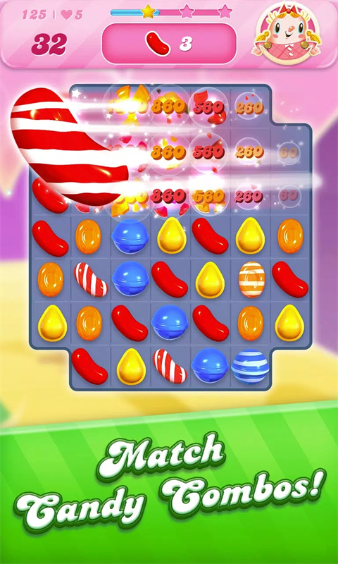 糖果粉碎传奇 正版手游app截图
