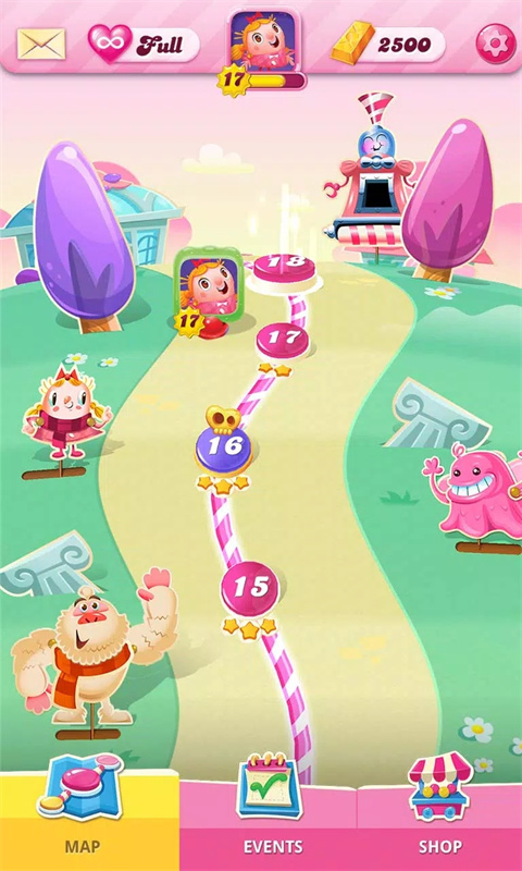 糖果粉碎传奇 正版手游app截图