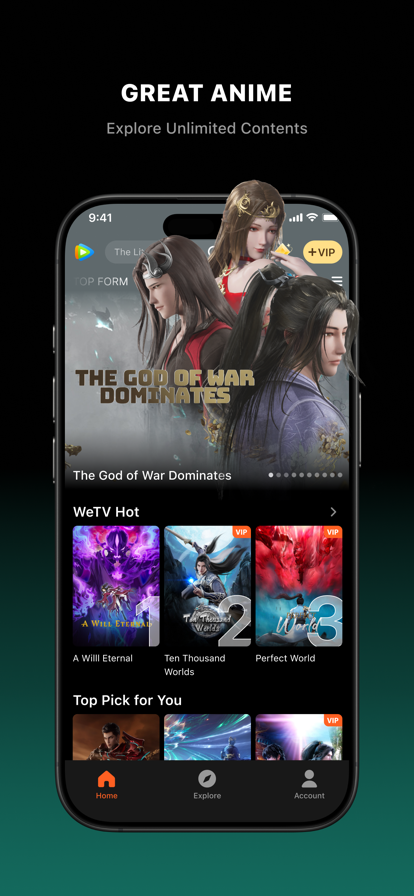 WeTV 中文版手机软件app截图