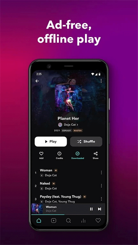 TIDAL音乐 免费版手机软件app截图