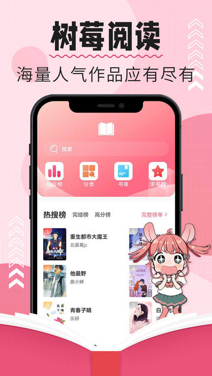 树莓阅读 app官方正版入口手机软件app截图
