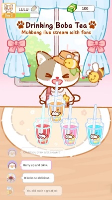 喵喵奶茶屋 免广告版手游app截图
