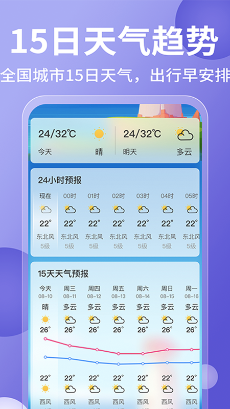 吉祥天气老黄历万年历手机软件app截图