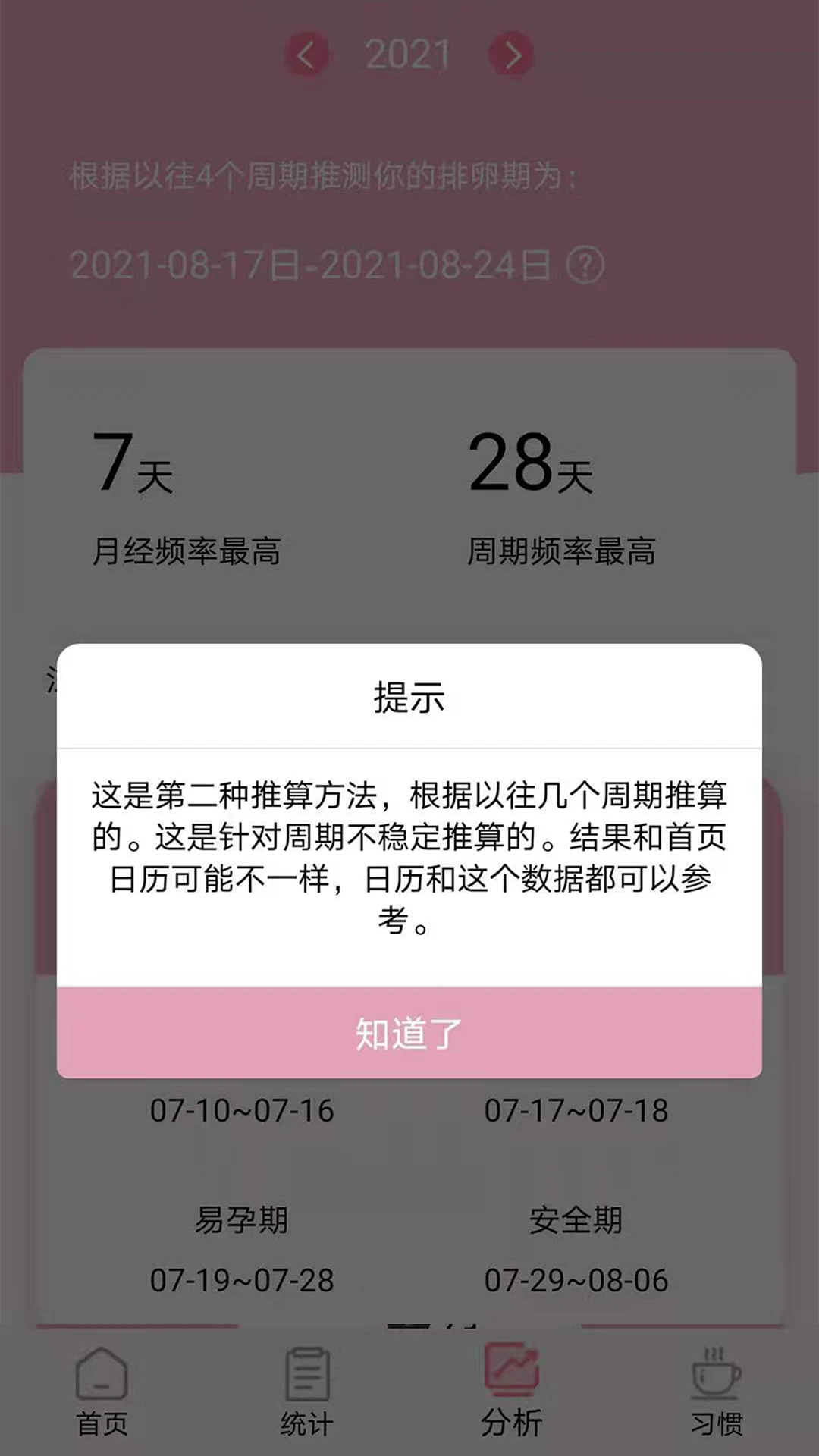 排卵期计算器手机软件app截图
