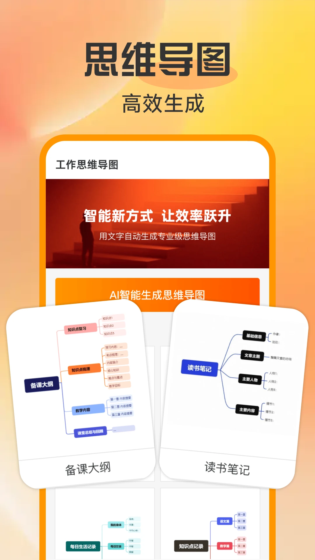 工作思维导图手机软件app截图