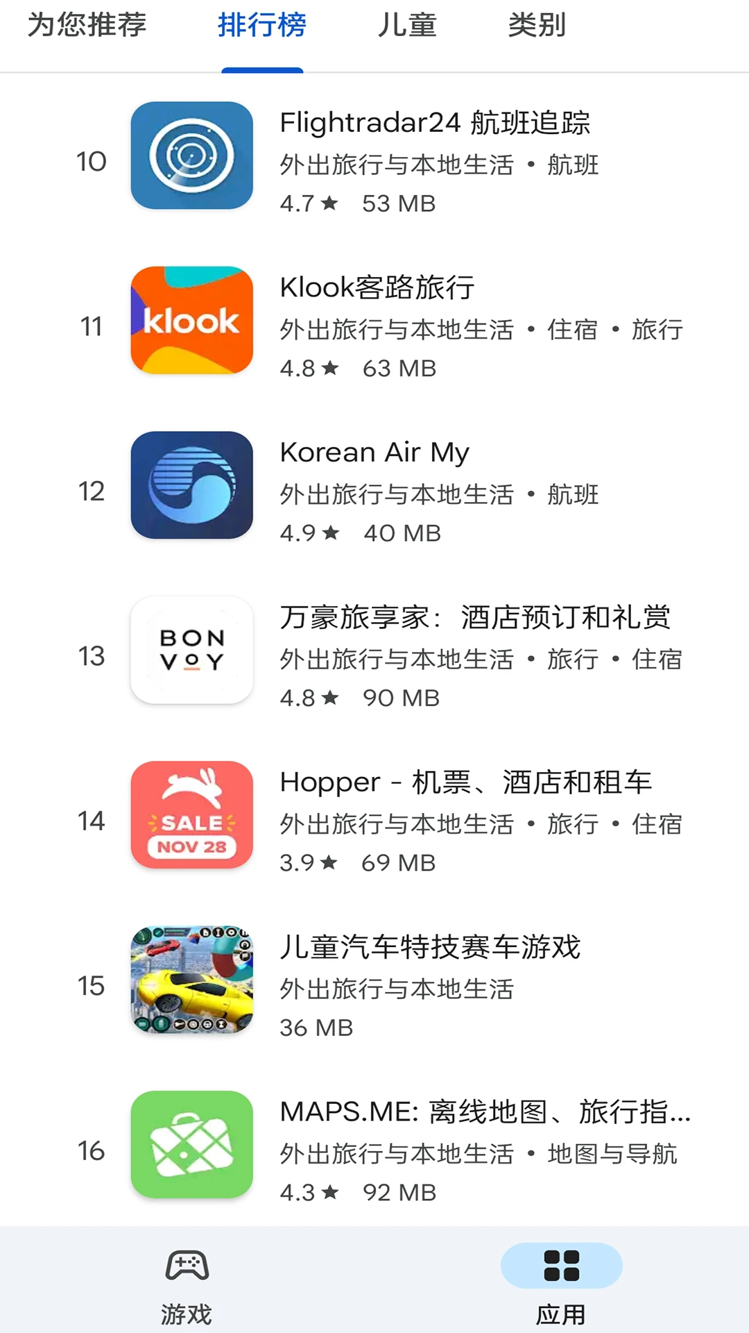 Google Play Store 中文版手机软件app截图