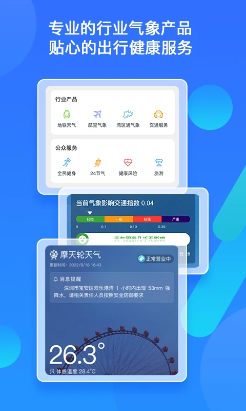 深圳天气 最新版手机软件app截图