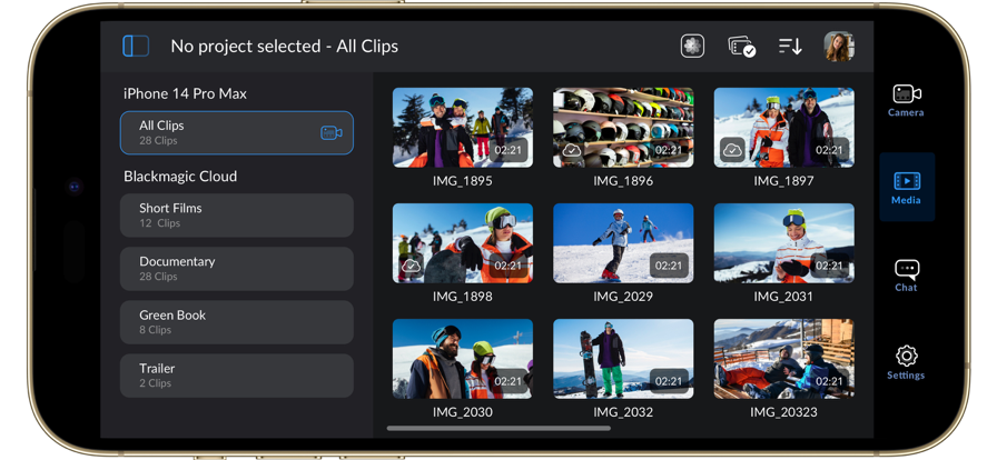 Blackmagic Camera 官方正版手机软件app截图