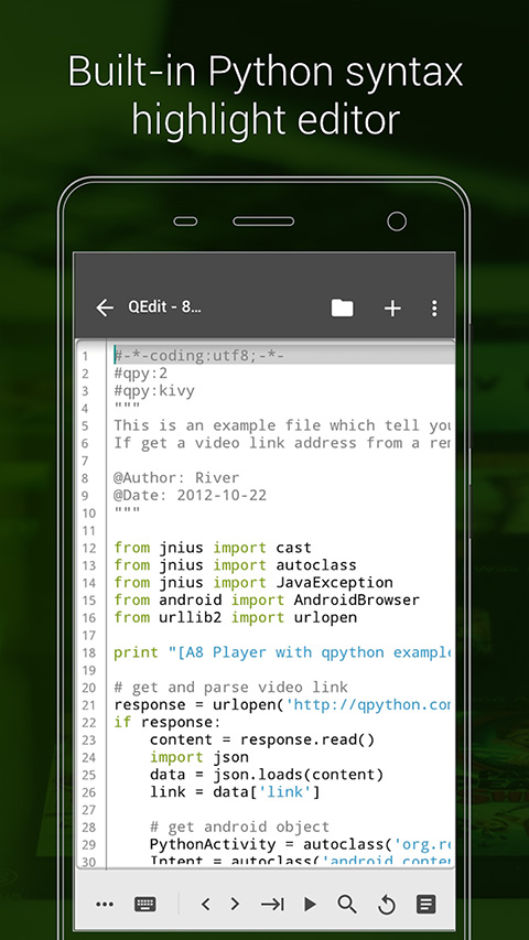 Qpython3 编辑器手机版手机软件app截图