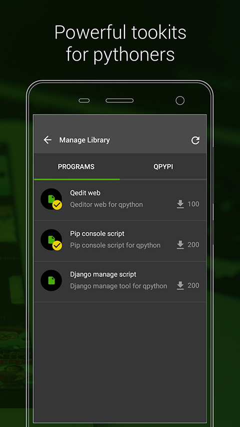Qpython3 编辑器手机版手机软件app截图