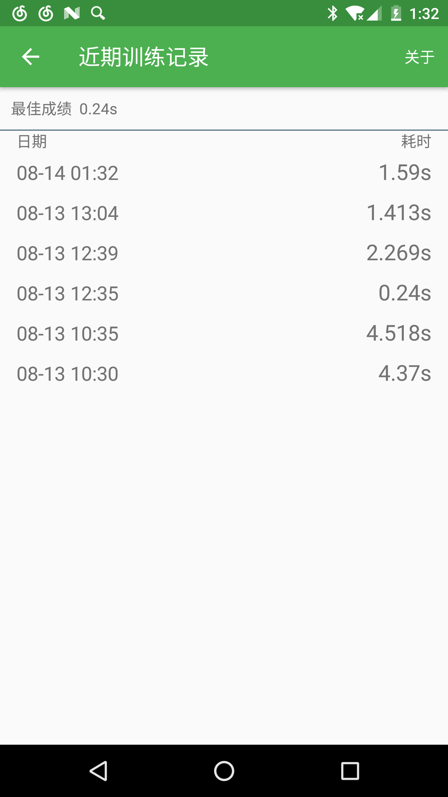 英文数字训练手机软件app截图