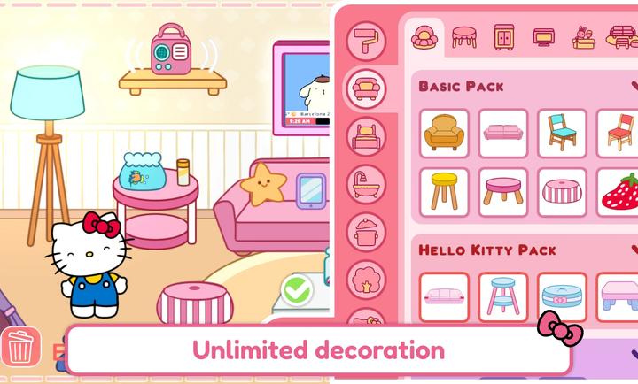 凯蒂猫生活世界 中文版手游app截图