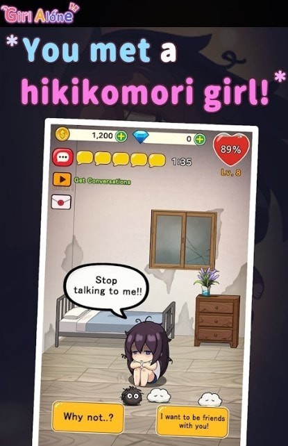 孤独的女孩 汉化版手游app截图