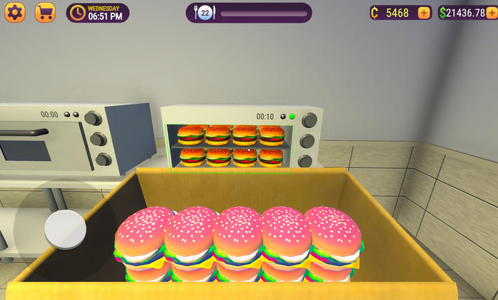 汉堡店模拟器 正版免费手游app截图