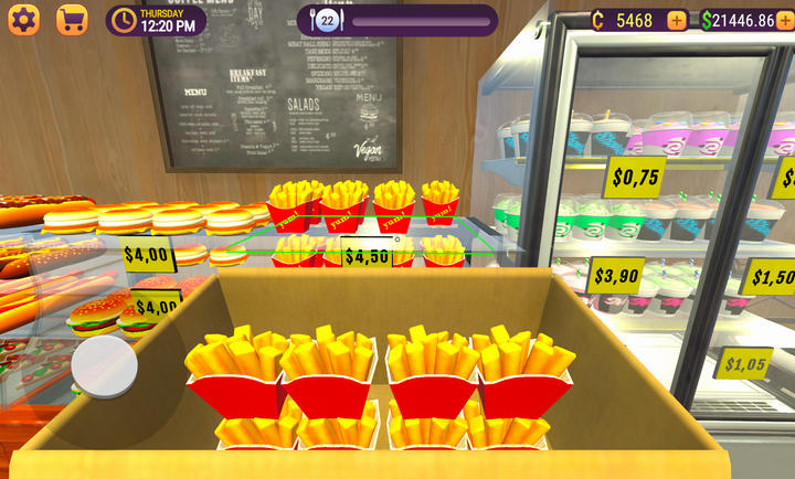 汉堡店模拟器 无广告手游app截图
