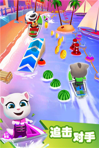 汤姆猫的摩托艇 安卓版手游app截图