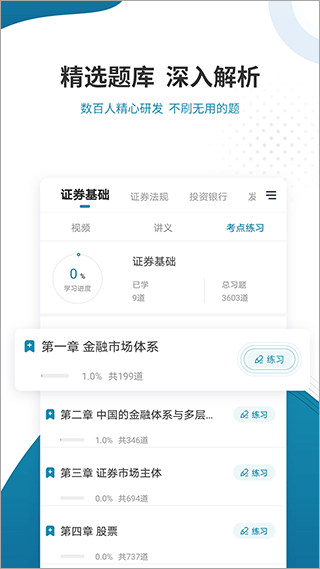 证券从业资格准题库手机软件app截图