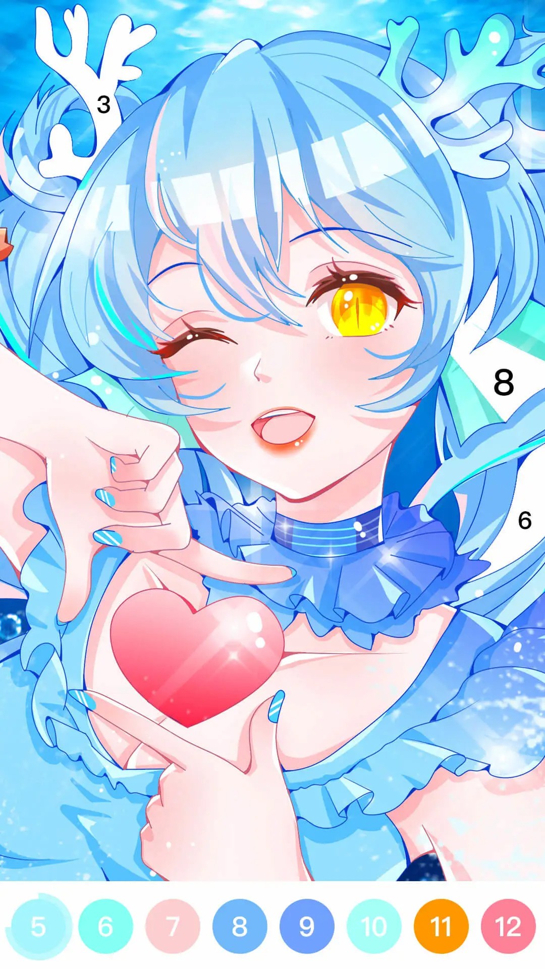 花花填色 最新版本免广告手游app截图