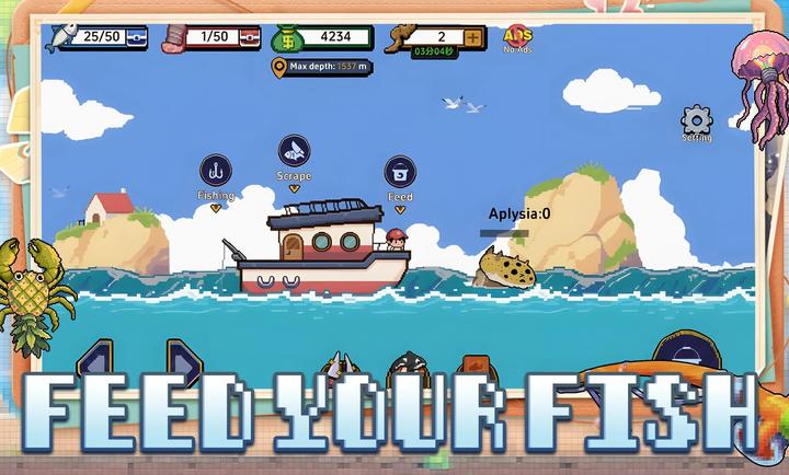 刮鳞狂潮 无广告手游app截图