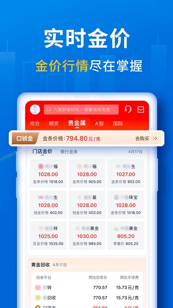 口袋贵金属app手机软件app截图