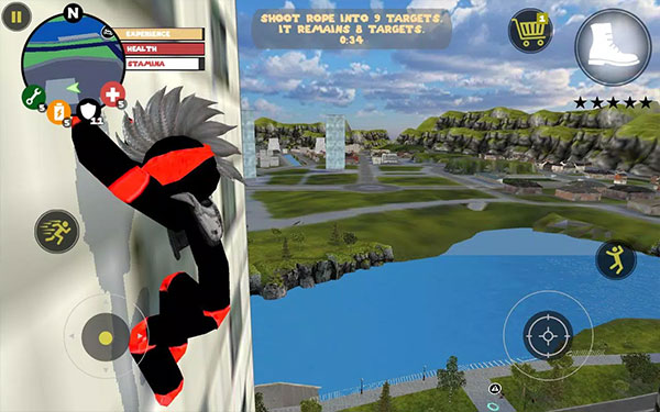 火柴人绳索英雄 2026正版下载中文版手游app截图